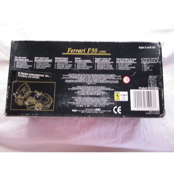 Special Edition Maisto Red Ferrari F50 1995 Sports Car 1:24 Die Cast Metal Model - Picture 8 of 9